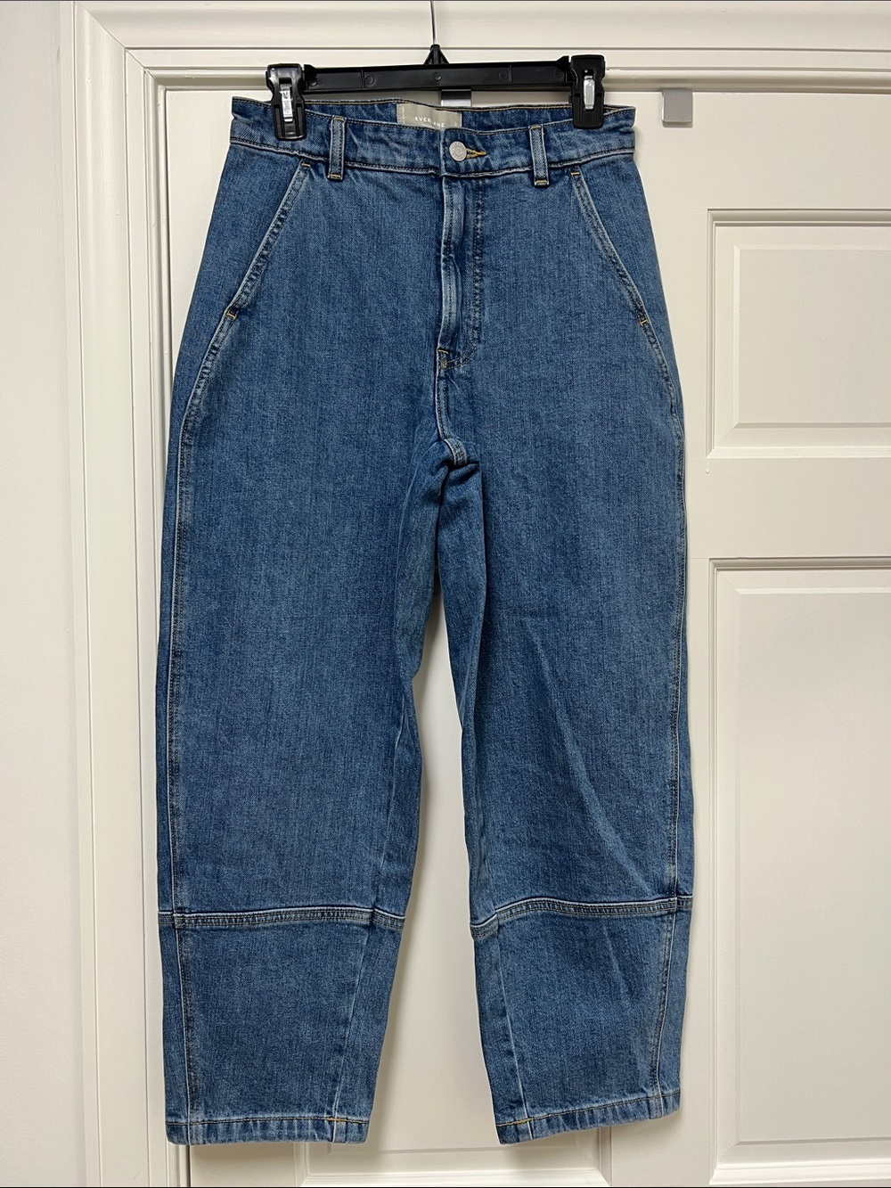 Everlane THE UTILITY BARREL JEAN, New Blue - Size 27 - Picture 6 of 10